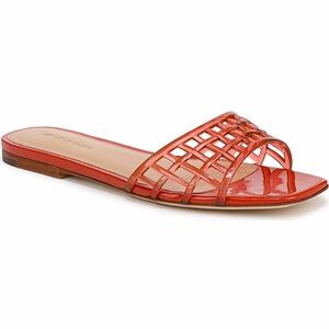NEW Veronica Beard Maris Jelly Sandal in Persimmon